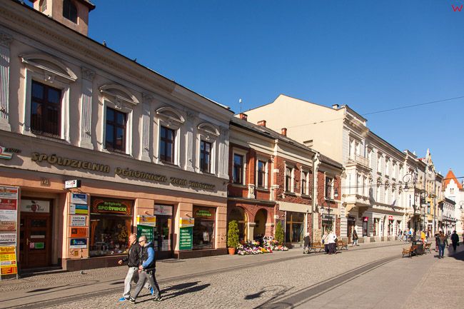 Nowy Sacz, ulica Jagielonska. EU, PL, Malopolska.